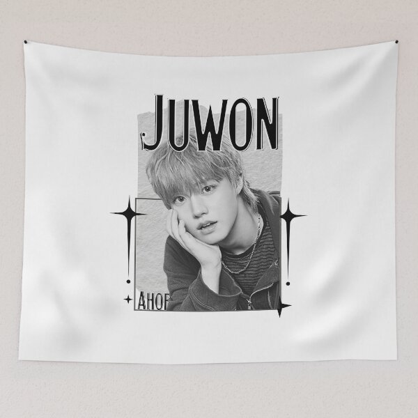 Item preview, AHOF Juwon Kpop Boy group Scrapbook Collage Cozy Y2K Vintage Design designed and sold by HELL0WBELLO.
