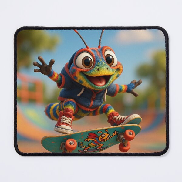 Item preview, Skater Rainbow Grasshopper designed and sold by Sillytoe.