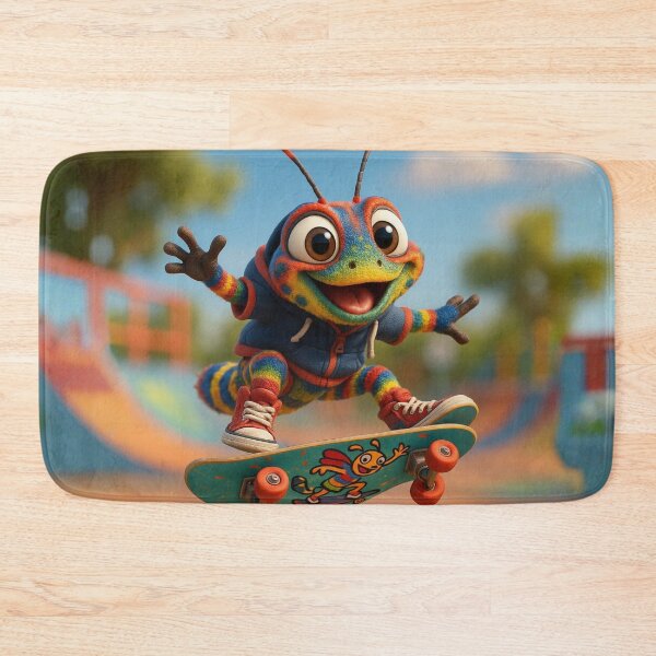 Item preview, Skater Rainbow Grasshopper designed and sold by Sillytoe.