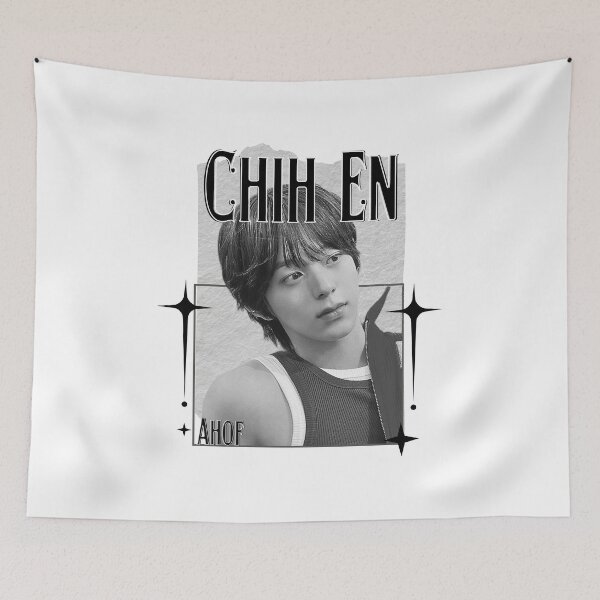 Item preview, AHOF Chih En Kpop Boy group Scrapbook Collage Cozy Y2K Vintage Design designed and sold by HELL0WBELLO.