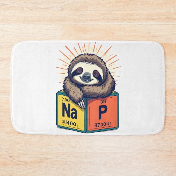 Item preview, Na P Nap Sloth – Funny Periodic Table Chemistry Pun  designed and sold by owi-art.