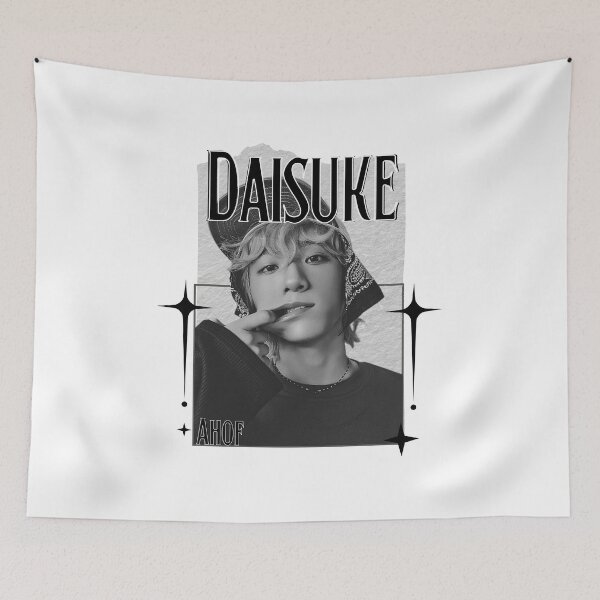 Item preview, AHOF Daisuke Kpop Boy group Scrapbook Collage Cozy Y2K Vintage Design designed and sold by HELL0WBELLO.