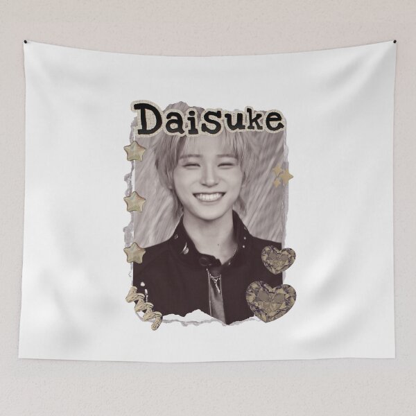 Item preview, AHOF Daisuke Kpop Boy group Scrapbook Collage Cozy Y2K Vintage Design designed and sold by HELL0WBELLO.
