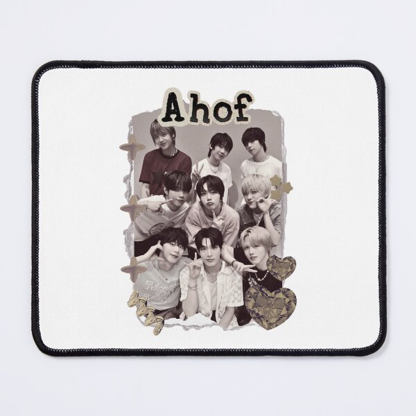 Item preview, AHOF Kpop Boy group Scrapbook Collage Cozy Y2K Vintage Design designed and sold by HELL0WBELLO.