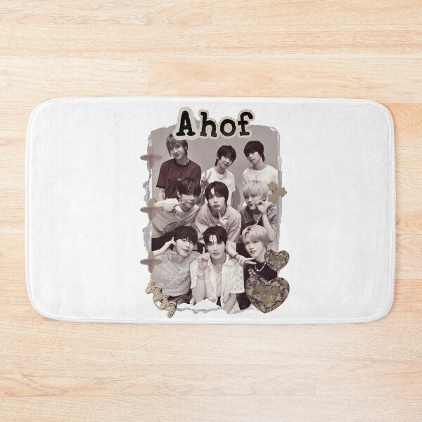 Item preview, AHOF Kpop Boy group Scrapbook Collage Cozy Y2K Vintage Design designed and sold by HELL0WBELLO.