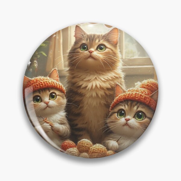 Item preview, Cosy Crochet Club cute and crafty cats designed and sold by Art by Kristie.