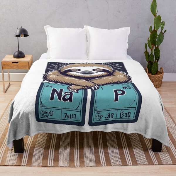 Item preview, Funny Sloth Chemistry Pun – Nap Periodic Table Elements designed and sold by owi-art.