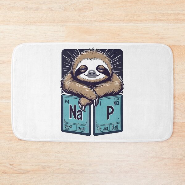 Item preview, Funny Sloth Chemistry Pun – Nap Periodic Table Elements  designed and sold by owi-art.