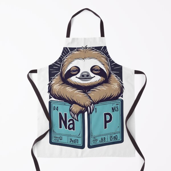 Item preview, Funny Sloth Chemistry Pun – Nap Periodic Table Elements  designed and sold by owi-art.