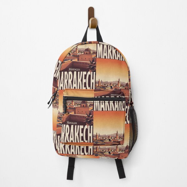 Item preview, Marrakech Morocco Vintage Travel Wall Art designed and sold by Atlas Poster Co..