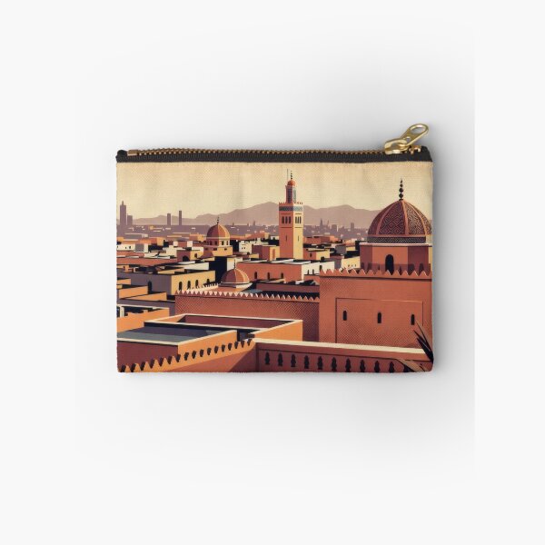 Item preview, Marrakech Morocco Vintage Travel Wall Art designed and sold by Atlas Poster Co..