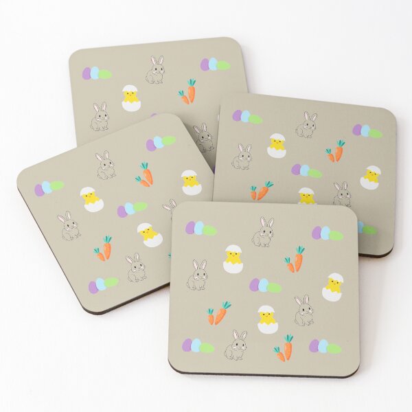 Item preview, Easter Bunny Eggs Chicks Holiday Pattern Stickers Prints Posters Wall Art Magnet Home Coffee Cup Decoration TShirt Stationary Notebook Magnet Hat Kitchen Work School Office Redbubble Shop designed and sold by Saritas Boutique Shop.