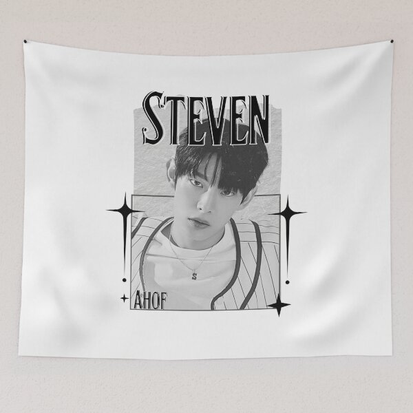 Item preview, AHOF Steven Kpop Boy group Scrapbook Collage Cozy Y2K Vintage Design designed and sold by HELL0WBELLO.