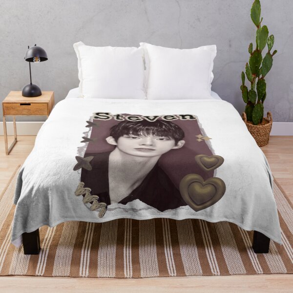 Item preview, AHOF Steven Kpop Boy group Scrapbook Collage Cozy Y2K Vintage Design designed and sold by HELL0WBELLO.
