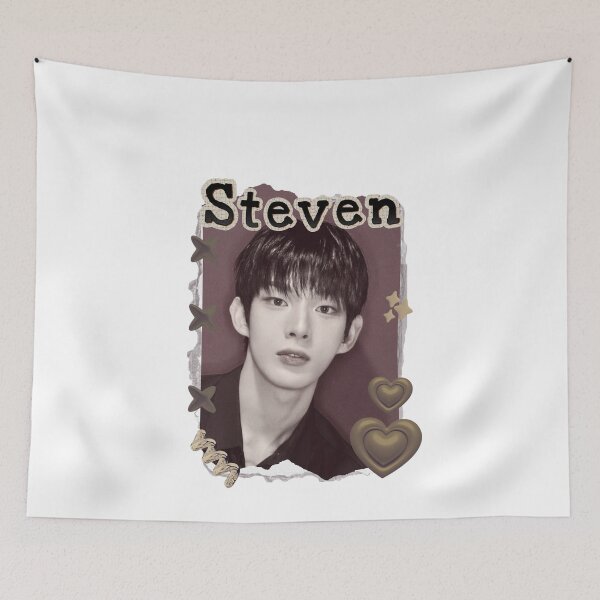 Item preview, AHOF Steven Kpop Boy group Scrapbook Collage Cozy Y2K Vintage Design designed and sold by HELL0WBELLO.