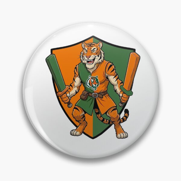 Item preview, Bash the Bengal on a Shield designed and sold by SavannaPride.