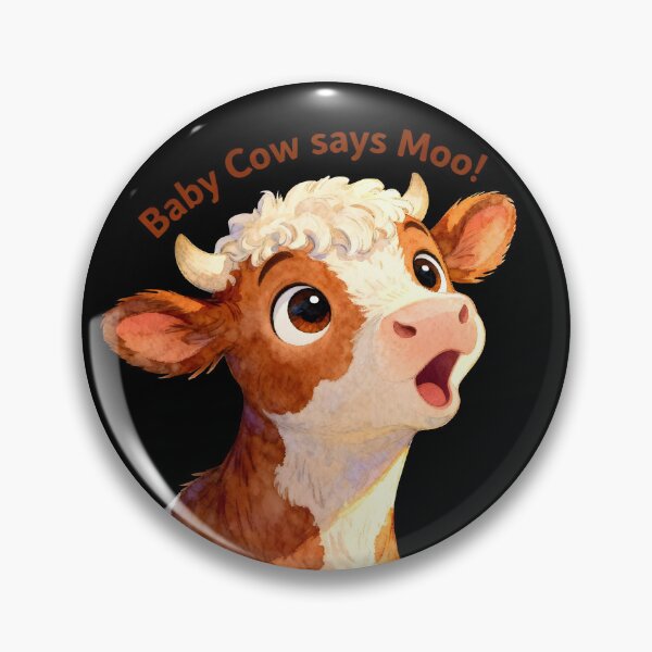 Item preview, Baby Cow Says Moo! designed and sold by Glimmersmith.