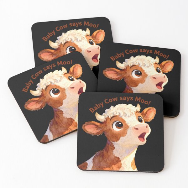 Item preview, Baby Cow Says Moo! designed and sold by Glimmersmith.