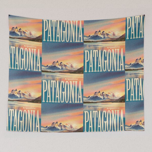 Item preview, Patagonia Argentina Vintage Travel Wall Art designed and sold by Atlas Poster Co..