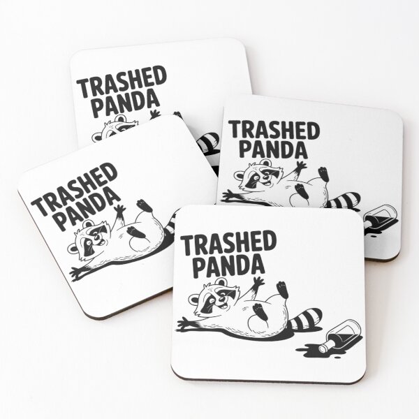 Item preview, Trashed Panda - Funny Party Raccoon designed and sold by JossDesign15.
