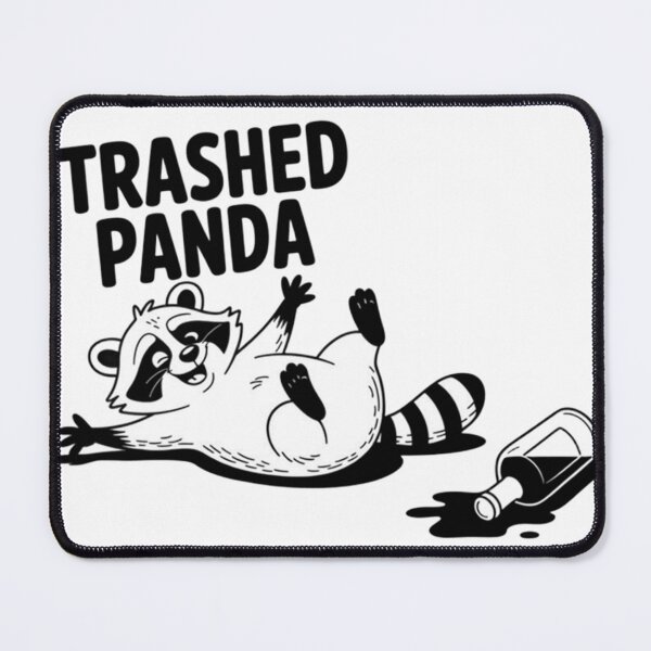 Item preview, Trashed Panda - Funny Party Raccoon designed and sold by JossDesign15.