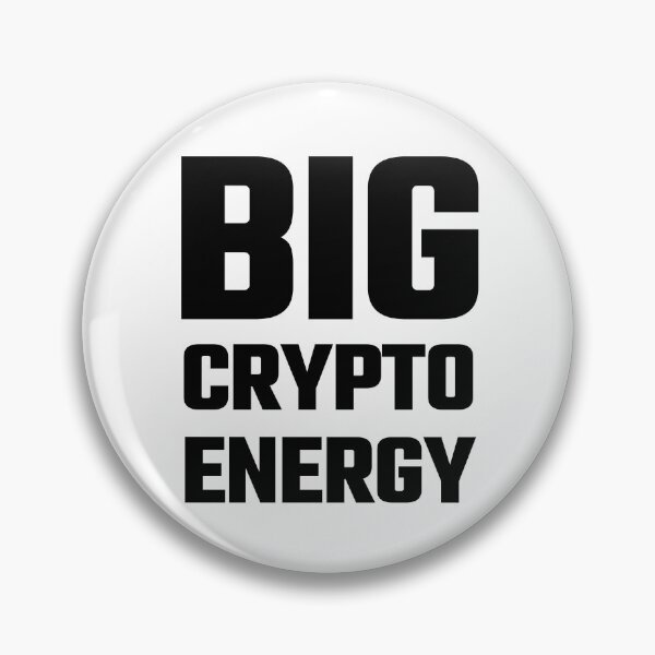 Item preview, BIG Crypto Energy - Black Text designed and sold by Fight The Shirts.
