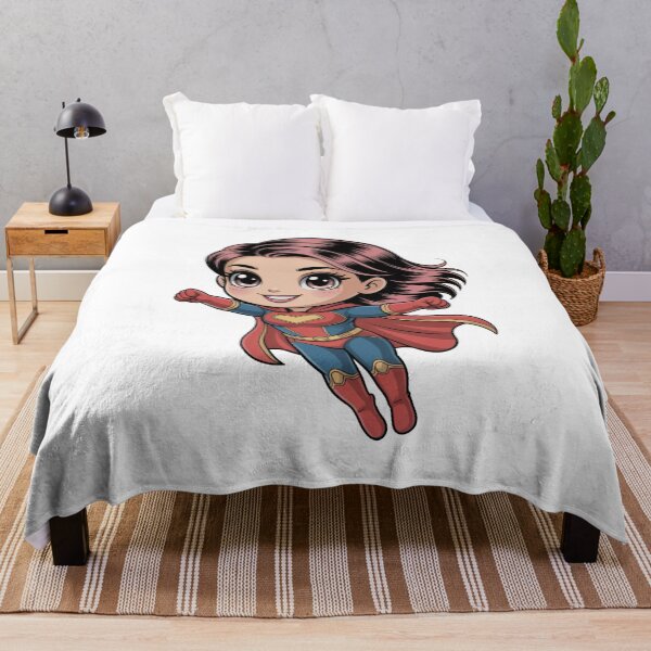 Item preview, Cute Flying Heroine – Kawaii Chibi Super Girl designed and sold by Dospart.