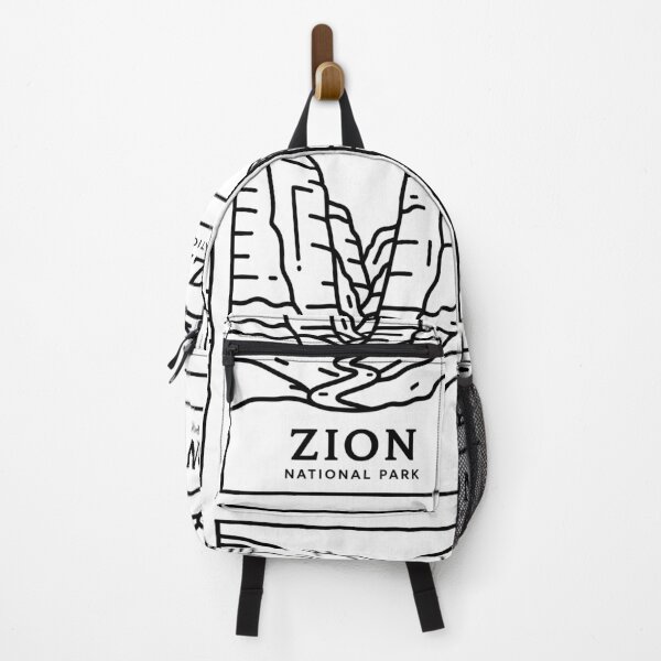 Item preview, Zion National Park Line Art Illustration designed and sold by Stripe Wall Studio.