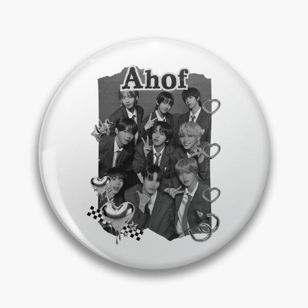 Item preview, AHOF Kpop Boy group Scrapbook Collage Cozy Y2K Vintage Design designed and sold by AJUNICE STUDIO.