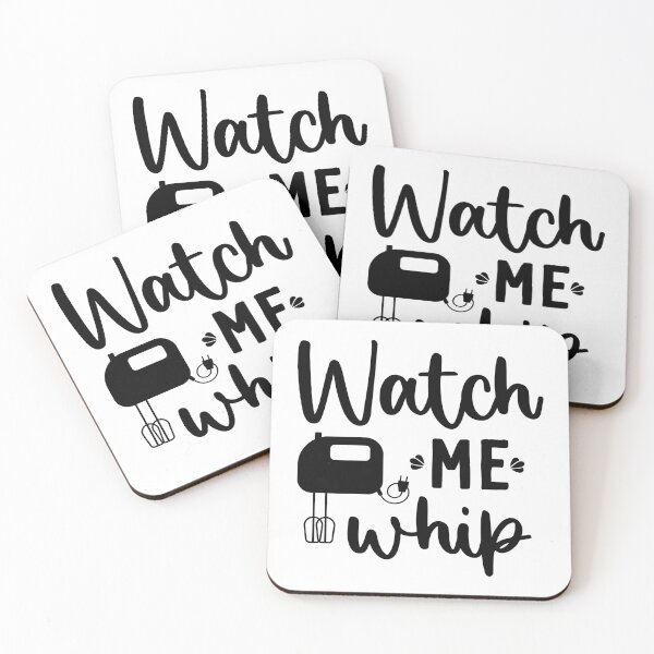Item preview, Watch Me Whip Funny Kitchen Quote - Humorous Whisk Baking & Chef Art designed and sold by FuzionRaptor.