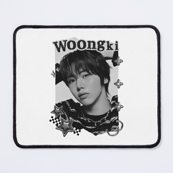 Item preview, AHOF Woongki Kpop Boy group Scrapbook Collage Cozy Y2K Vintage Design designed and sold by AJUNICE STUDIO.