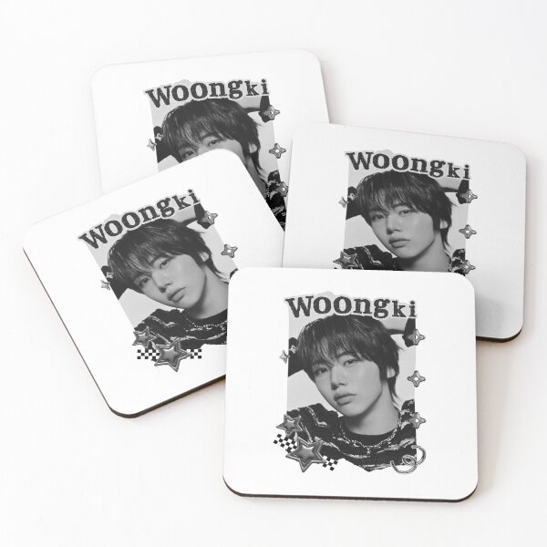 Item preview, AHOF Woongki Kpop Boy group Scrapbook Collage Cozy Y2K Vintage Design designed and sold by AJUNICE STUDIO.