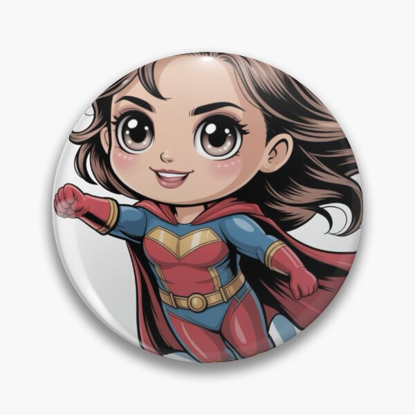 Item preview, Cute Flying Heroine – Kawaii Chibi Super Girl designed and sold by Dospart.