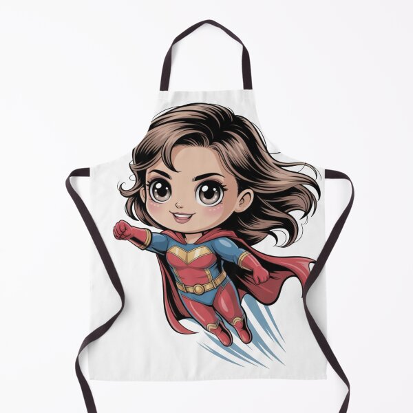 Item preview, Cute Flying Heroine – Kawaii Chibi Super Girl designed and sold by Dospart.