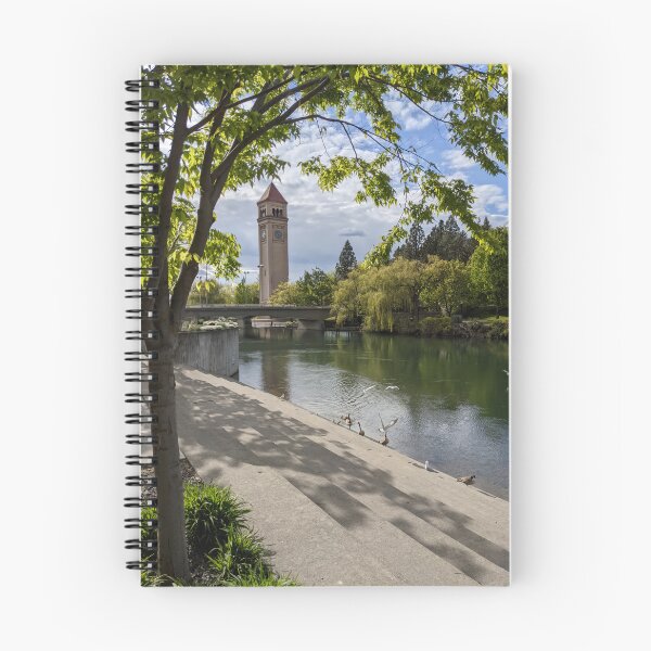 Item preview, Riverfront Park and Spokane Clocktower designed and sold by InlandStyle.