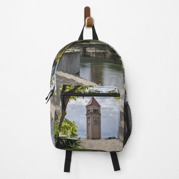 Item preview, Riverfront Park and Spokane Clocktower designed and sold by InlandStyle.