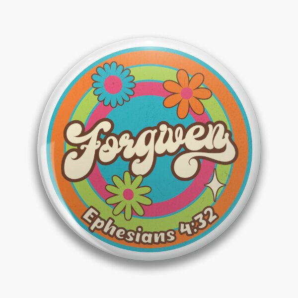Item preview, Retro Forgiven Christian Art designed and sold by Retro Callback.