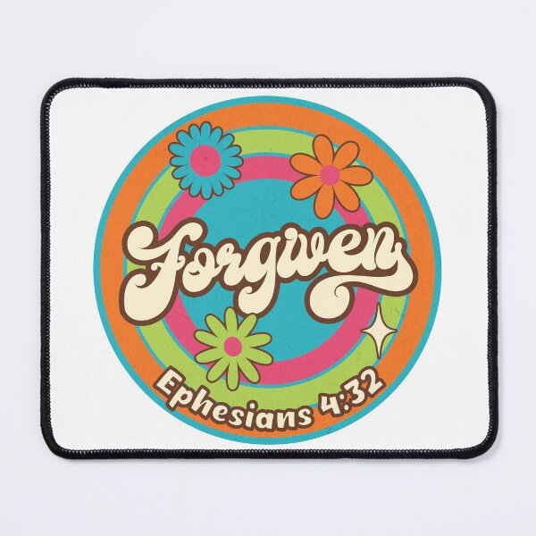 Item preview, Retro Forgiven Christian Art designed and sold by Retro Callback.