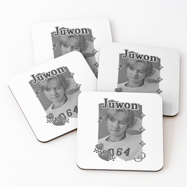 Item preview, AHOF Juwon Kpop Boy group Scrapbook Collage Cozy Y2K Vintage Design designed and sold by AJUNICE STUDIO.