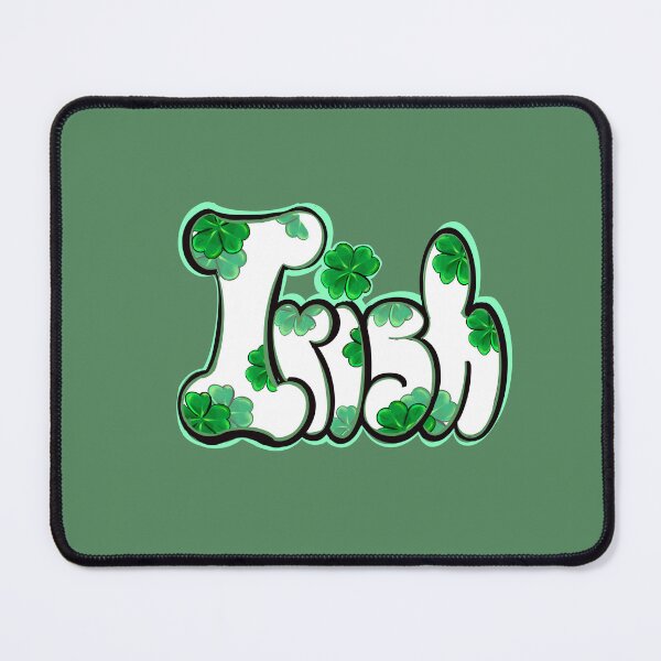 Item preview, Copy of Irish Clover pattern Shamrock - Ireland Flag colors colours green three leaf clover shamrock. Best Irish gifts designed and sold by Artonmytee.