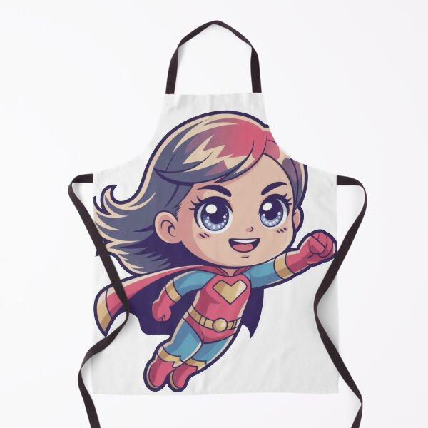 Item preview, Cute Flying Heroine – Kawaii Chibi Super Girl designed and sold by Dospart.