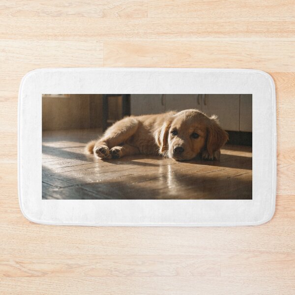Item preview, Golden Puppy in Morning Light designed and sold by adill72.