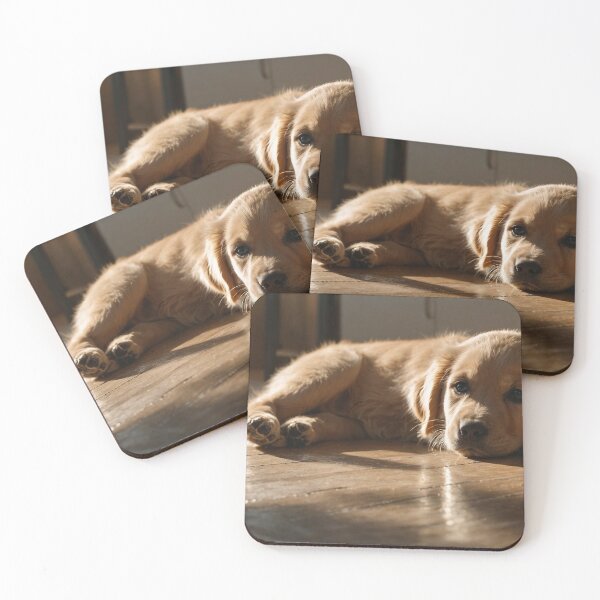 Item preview, Golden Puppy in Morning Light designed and sold by adill72.