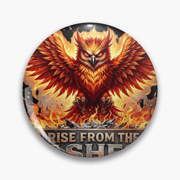 Item preview, Phoenix Rising - Rise From The Ashes Fiery Bird Design designed and sold by YBsahadow.