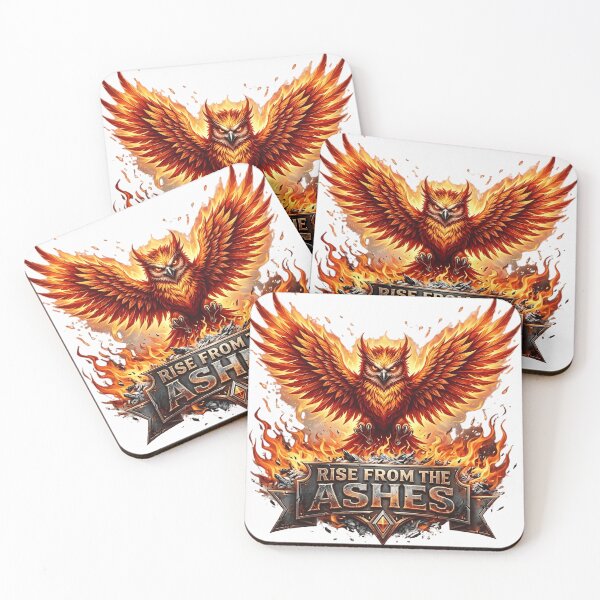 Item preview, Phoenix Rising - Rise From The Ashes Fiery Bird Design designed and sold by YBsahadow.