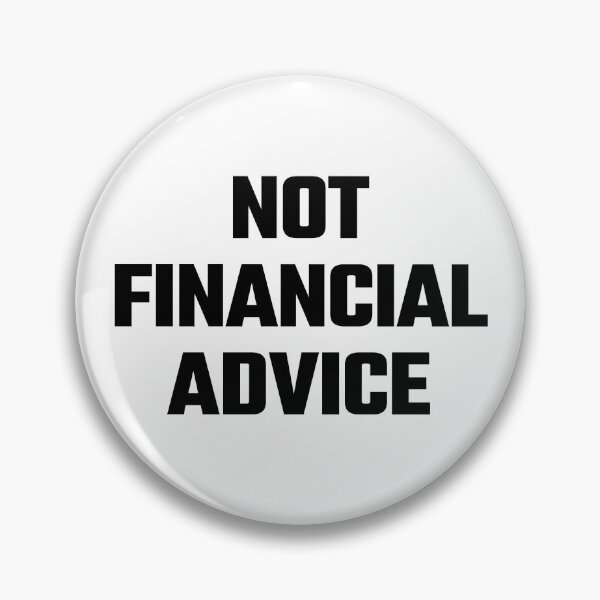 Item preview, Not Financial Advice - Black Text designed and sold by Fight The Shirts.