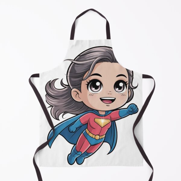 Item preview, Cute Flying Heroine – Kawaii Chibi Super Girl designed and sold by Dospart.