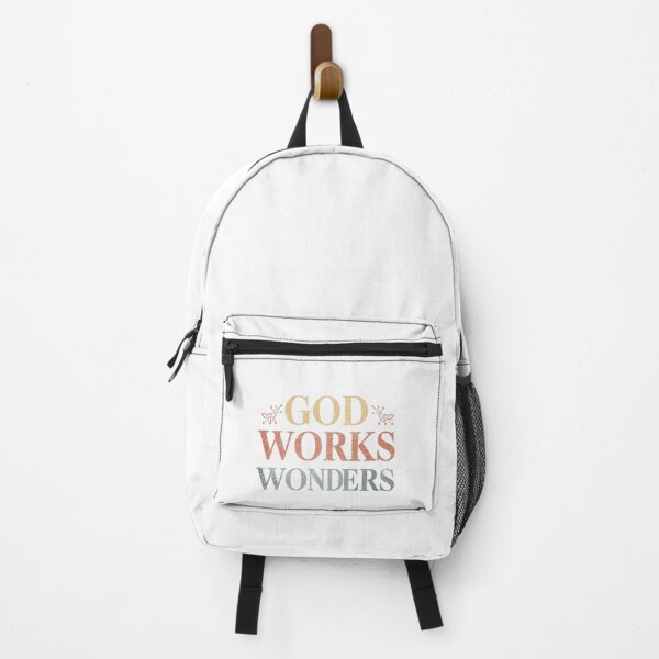 Item preview, God Works Wonders Faith Wall Art designed and sold by Sunniz.