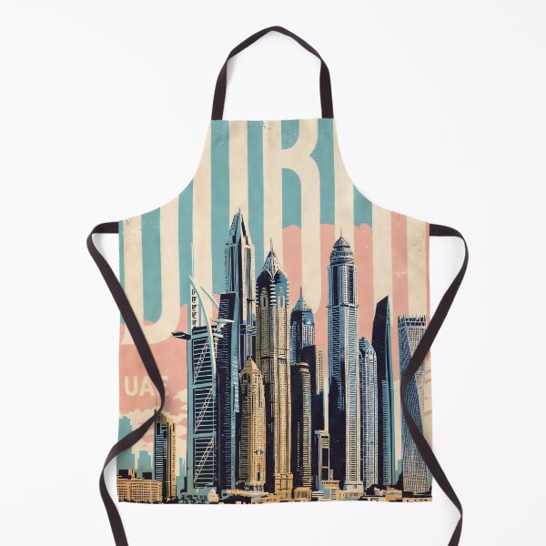 Item preview, Dubai UAE Vintage Travel Wall Art designed and sold by Atlas Poster Co..