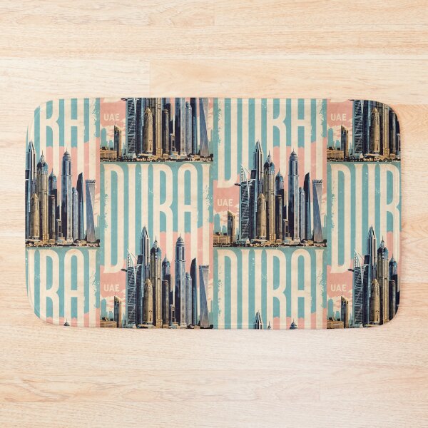Item preview, Dubai UAE Vintage Travel Wall Art designed and sold by Atlas Poster Co..